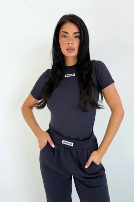 Unique The Label Nena Short Sleeve Dames Donkerblauw - Maat L - Kleur: Donkerblauw | Soccerfanshop