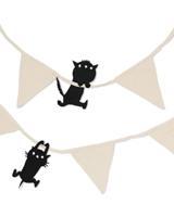 HEMA Takkie en Siepie vlaggenlijn 5m stof - thumbnail