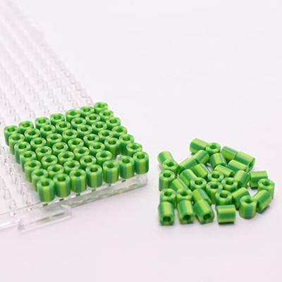 Vaessen Creative • strijkkralen tweekleurig groen-lichtgroen 550st.