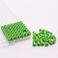 Vaessen Creative • strijkkralen tweekleurig groen-lichtgroen 550st. - thumbnail