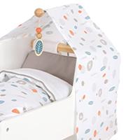 Small Foot houten schommel poppenbed little button - thumbnail