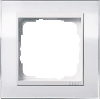 Afdekraam Gira Event Clear Zuiverwit / Zuiverwit 1-voudig