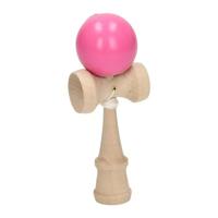 Kendama behendigheidsspel mini roze - thumbnail