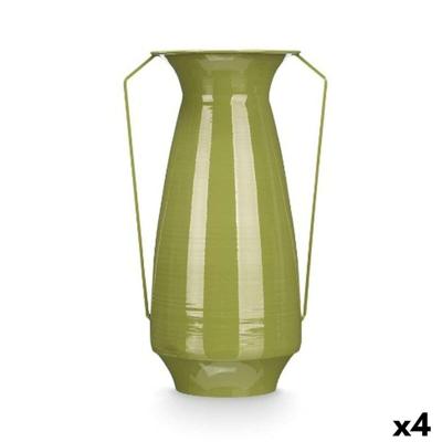 Vaas Gift Decor Groen Ijzer Kegelvormig 25,5 x 41,5 x 18,5 cm (4 Stuks) Vaas Gift Decor Groen Ijzer Kegelvormig 25,5 x 41,5 x 18,5 cm (4 Stuks)