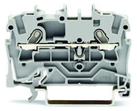 WAGO 2001-1201 Doorgangsklem 4.20 mm Spanveer Toewijzing: L Grijs 1 stuk(s) - thumbnail