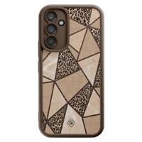 Samsung Galaxy A54 bruine case - Leopard abstract - thumbnail