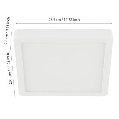 Eglo PlafonnièreZigbee Fueva-Z 28,5x28,5cm wit - 98849