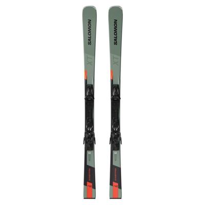 Salomon E S/Max 8 XT + M10 GW L80 Ski Oil Green/Black/Neon Red 170