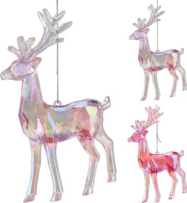 Kersthanger rendier iriserend