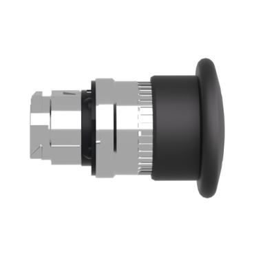 Schneider Electric ZB4BT2 ZB4BT2 Terugstelbaar, Vergrendelbaar (Ø) 22 mm Zonder markering Chroom, Zwart 1 stuk(s)