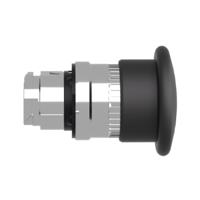 Schneider Electric ZB4BT2 ZB4BT2 Terugstelbaar, Vergrendelbaar (Ø) 22 mm Zonder markering Chroom, Zwart 1 stuk(s) - thumbnail