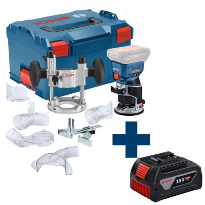 Bosch Blauw GKF 18V-8 Accu Kantenfrees | 18V | Zonder accu en lader | In L-BOXX 238 - 06016C2003