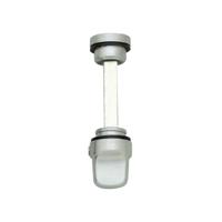 WC-olive los 8mm verlengd chroom mat - thumbnail