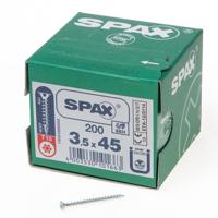 200 Spax schroeven 3,5x45mm voldraad verzonken kop T20 - thumbnail