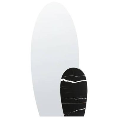 Beliani - VIERZON - Wandspiegel - Zwart - 58 x 120 cm - Glas Beliani - VIERZON - Wandspiegel - Zwart - 58 x 120 cm - Glas