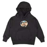 Hoodie voor kinderen bedrukken - Zwart - 6 jaar - thumbnail