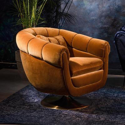 Dutchbone Fauteuil 'Member', kleur Goud Dutchbone Fauteuil 'Member', kleur Goud