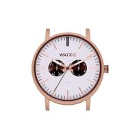 Horloge Uniseks Watx & Colors WXCA2735 Grijs Roze Zilverkleurig (Ø 44 mm) - thumbnail