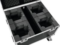 ROADINGER Flightcase 4x LED TMH-X1 Moving Head Beam with wheels - thumbnail