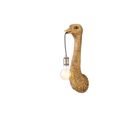 Light & Living Wandlamp 'Ostrich', 57.5cm, kleur Antiek Brons Light & Living Wandlamp 'Ostrich', 57.5cm, kleur Antiek Brons