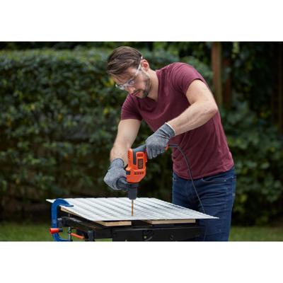 Set met boor en accessoires Black & Decker BEH200-QS 500 W 230 V 230-240 V - thumbnail