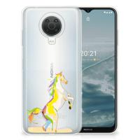 Nokia G20 | G10 Telefoonhoesje met Naam Horse Color - thumbnail