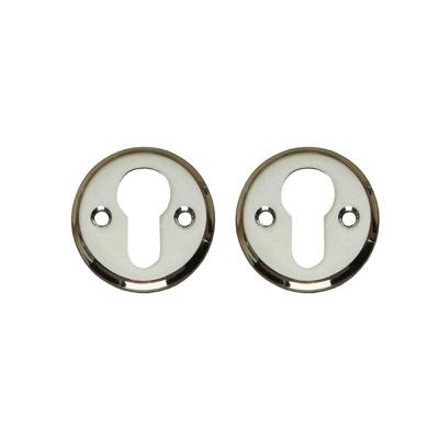 Intersteel Set van 2 cilinderrozettenTira rond nikkel schroef - 0018.317387