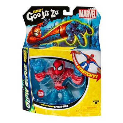 Spiderman Glow Surge 11cm - HERoeS OF GOO JIT ZU - MARVEL - Lichtgevend en uitbreidbaar beeldje