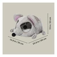 TRIXIE KATTENMAND LUKAS MUIS GRIJS / TAUPE 35X33X65 CM - thumbnail