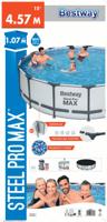 Bestway Zwembad steel pro max set 457 cm - thumbnail