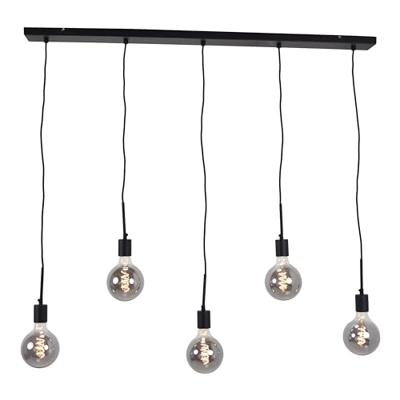 Urban Interiors HanglampBulby 5-lichts Zwart - AI-CL-2200-5