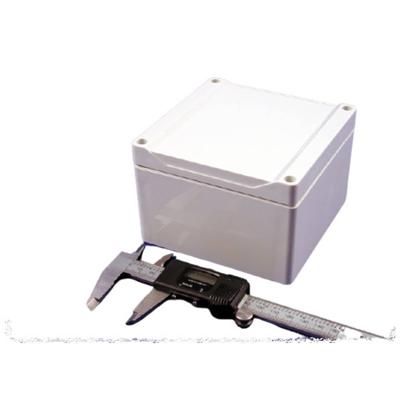 Hammond Electronics 1555PGY Universele behuizing 120 x 120 x 80 ABS Grijs 1 stuk(s)