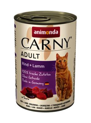 ANIMONDA Carny Adult Beef and lamb - nat kattenvoer - 400g