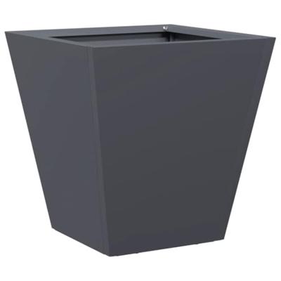 VidaXL Plantenbakken 2 st 30x30x30 cm staal antracietkleurig VidaXL Plantenbakken 2 st 30x30x30 cm staal antracietkleurig