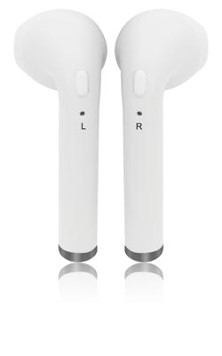 Denver TWE-36 In Ear oordopjes Bluetooth Stereo Wit Oplaadbox