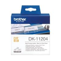 Brother etiketten voor QL, ft 17 x 54 mm, pak van 400 etiketten - thumbnail