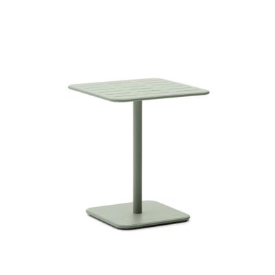 Kave Home Brai tuintafel 70x70 cm gegalvaniseerd Turquoise