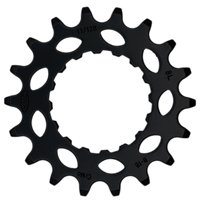 KMC tandwiel Bosch Gen 2 super narrow 18T vóór zwart - thumbnail