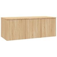 VidaXL Tv-meubel 80x34x30 cm bewerkt hout sonoma eikenkleurig - thumbnail