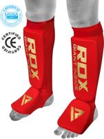 RDX Sports Hosiery Shin Instep Foam Rood - thumbnail