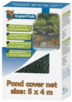Superfish Vijverafdeknet l10b6m+24 pinnen