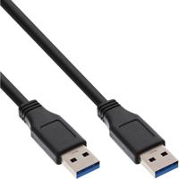InLine 0.5m USB 3.0 USB-kabel 0,5 m 3.2 Gen 1 (3.1 Gen 1) USB A Zwart - thumbnail
