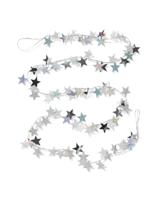 HEMA Slinger 2m sterretjes zilver - thumbnail