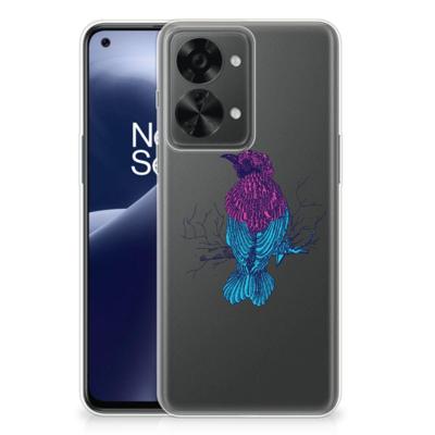 OnePlus Nord 2T Telefoonhoesje met Naam Merel OnePlus Nord 2T Telefoonhoesje met Naam Merel