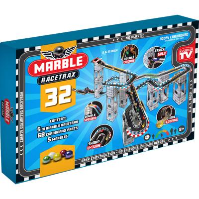 Marble Racetrax knikkerbaan circuit set 32 sheets