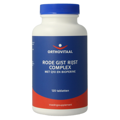 OrthoVitaal Rode gist rijst complex 120 Tabletten OrthoVitaal Rode gist rijst complex 120 Tabletten