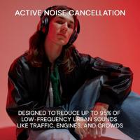 Urbanista Valencia over-ear hoofdtelefoon Bluetooth met Active Noise Cancelling, draadloze hoofdtelefoon - thumbnail