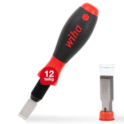 Wiha Universeelschraperset SoftFinish | 12-delig | in blister - 26920 - 26920 Wiha Universeelschraperset SoftFinish | 12-delig | in blister - 26920 - 26920