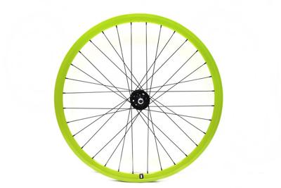 Weinmann DP18 Fixed Gear Achterwiel - Groen Lime Weinmann DP18 Fixed Gear Achterwiel - Groen Lime