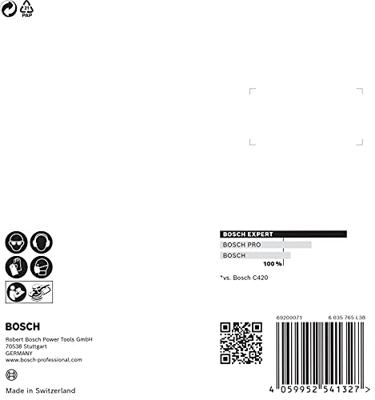 Bosch Accessories EXPERT C470 2608900794 Excenterschuurpapier Geperforeerd Korrelgrootte (num) 40 (Ø) 115 mm 5 stuk(s)